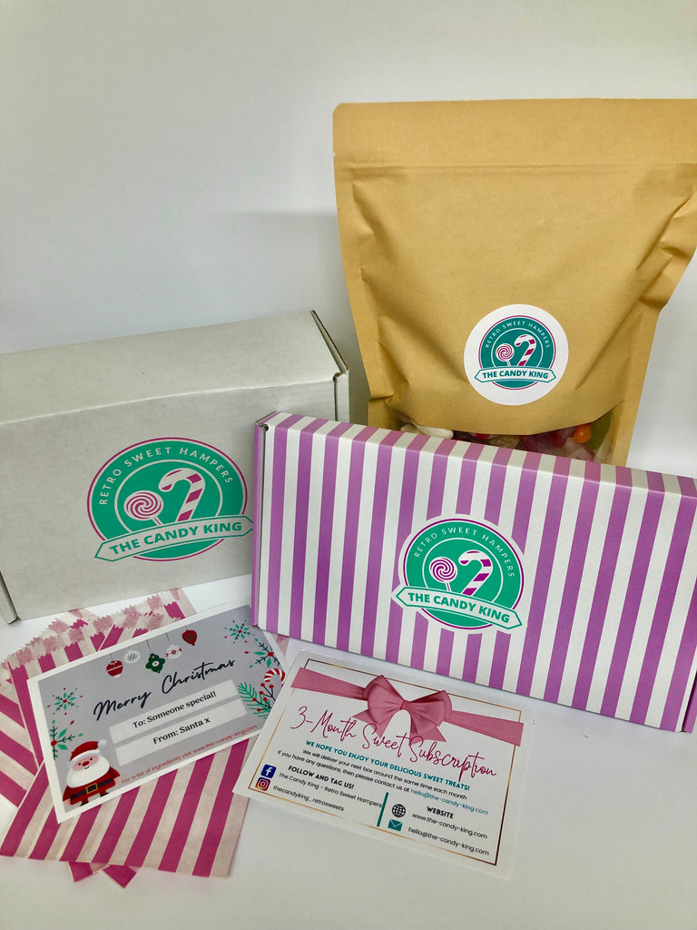 Monthly subscription sweets from The Candy King Retro Sweet Hampers Peterborough