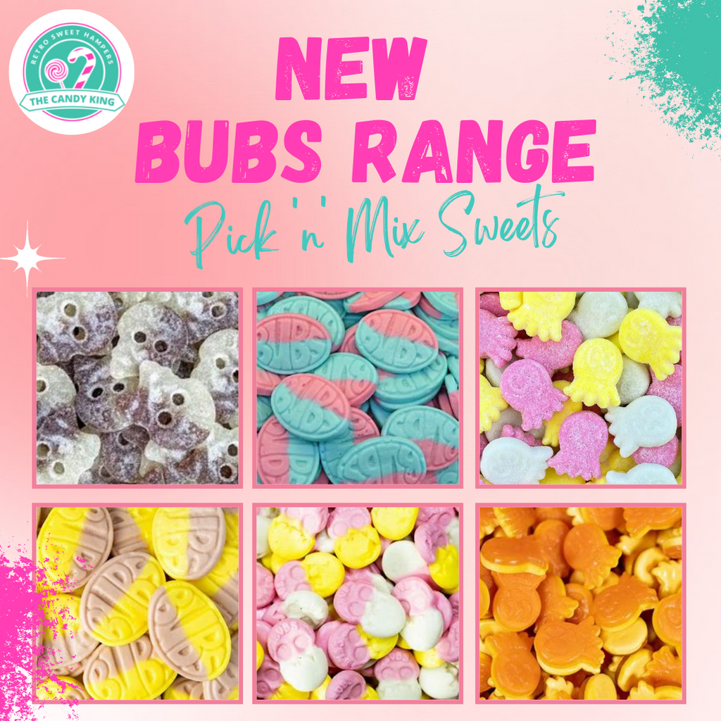 BUBS sweets Peterborough, Huntingdon, Cambridgeshire www.the-candy-king.com
