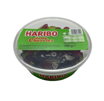 Haribo Happy Cherries 780g Tub www.the-candy-king.com