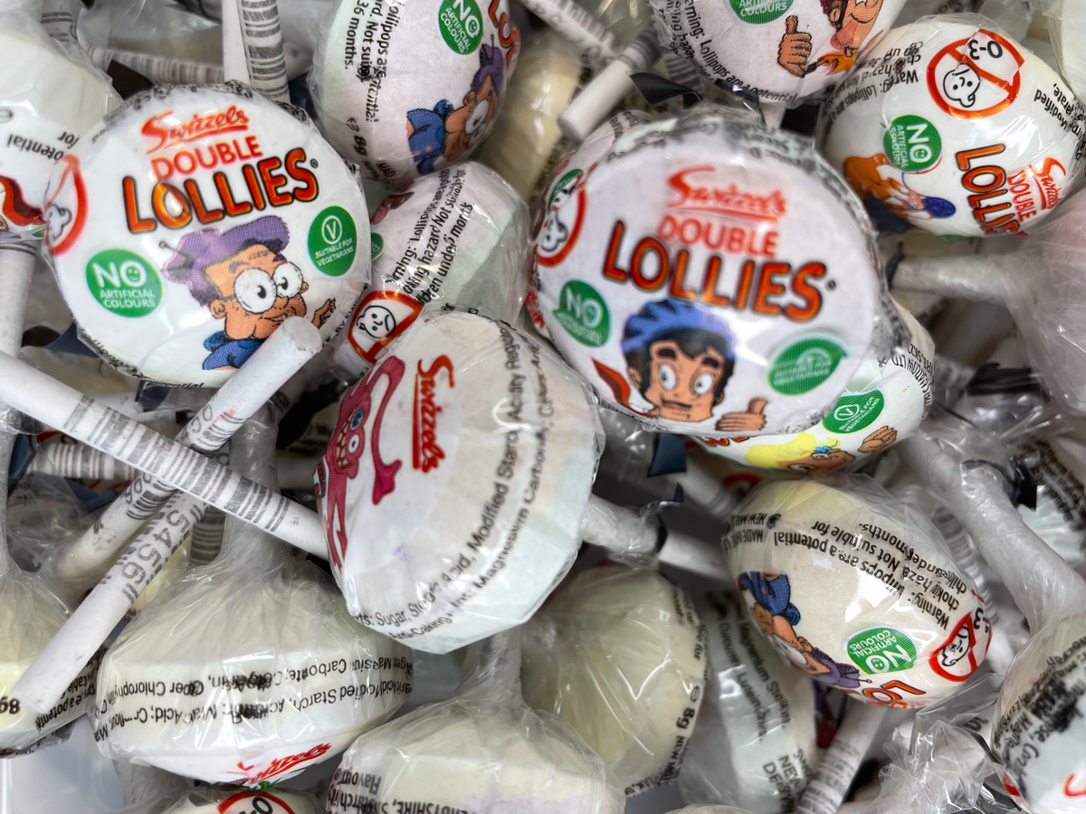 Double Candy Lollies – The Candy King - Retro Sweet Hampers